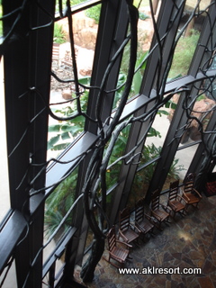 View of second floor from lobby